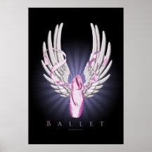 Winged Ballett Plakatdruck