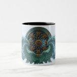 Winged Fraktal Kaffee Haferl