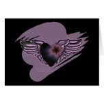 Winged Herz-Schwestern Notecard Karten