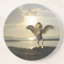 Winged Löwe-Untersetzer