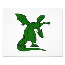 winged stehender gemeiner Drache green.png Photos
