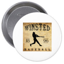 Winsted Connecticut Baseball 1896 Buttons