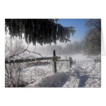 Winter-Beule Grußkarten