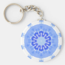 Winter-Blau Keychain Schlüsselband