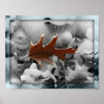 Winter greift ein poster