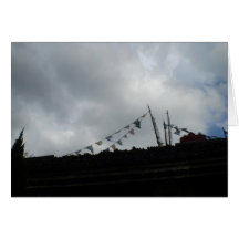 WINTER-HIMMEL ÜBER TEMPELN KARTEN
