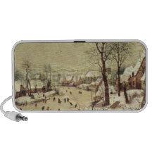 Winter-Landschaft mit einer Vogel-Falle - 1565 Lautsprecher