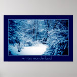Winter-Märchenland Plakatdrucke