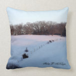 "Winter-Morgen-" Kissen