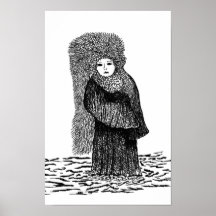 Winter-Prinzessin Plakatdruck
