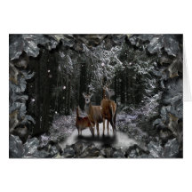 Winter-Rotwild Karten