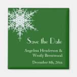 Winter Save the Date Wedding Magneten