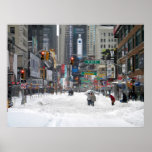 Winter-Schnee-Sturm New York City 12/26/10 Poster