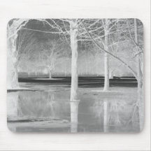 Winter-Sonnenwende-Landschaft Mousepads