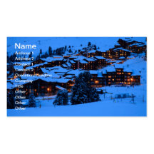 Winter-Szenen-Visitenkarte