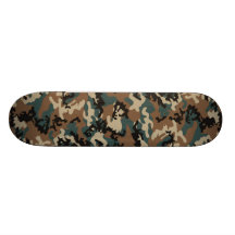 Winter-Verdant CamouflageSkateboard Skateboarddeck