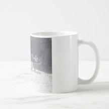 Winterboots-Dockszene Tee Tasse