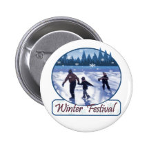 WinterFest - Festival Anstecknadelbutton