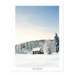 Winterlandschaft Postkarte