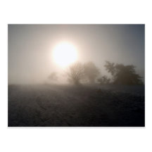 winterlandschaft postkarte
