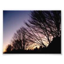 Wintermorgen Photo Druck
