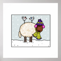 Winterschafplakat