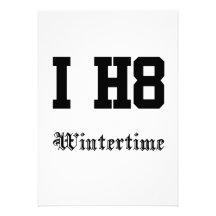 Winterzeit Einladung