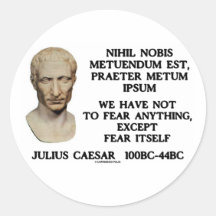Wir haben, alles, ausgenommen Furcht selbst nicht  Sticker