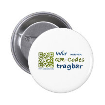 wir machen qr-codes tragbar button