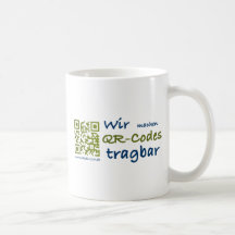 wir machen qr-codes tragbar tee haferl