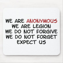 Wir sind anonym mousepads