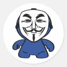 Wir sind anonym runde sticker