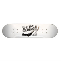 Wir sind Clubbin Individuelles Skateboard