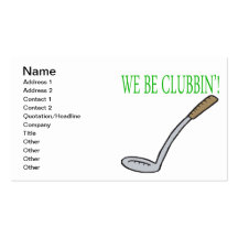 Wir sind Clubbin Visitenkarten Vorlagen