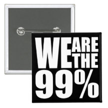 Wir sind der 99% Knopf Anstecknadelbutton