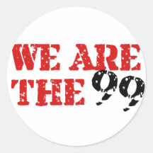 Wir sind die 99 aufkleber