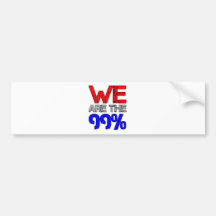 Wir sind die 99% auto aufkleber