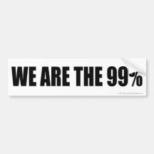 Wir sind die 99% auto sticker