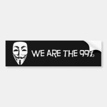 wir sind die 99% autosticker