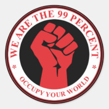 Wir sind die 99-Prozent-Aufkleber