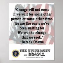"Wir sind die…" - Barack Obama Plakatdrucke