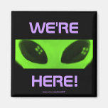 WIR sind HIER! Magnet v2 Kühlschrankmagnete