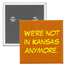 Wir sind nicht im Büroraumknopf Kansas mehr Anstecknadelbutton
