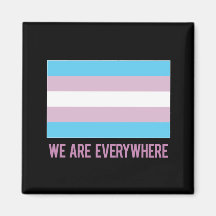 Wir sind überall Magnet (Transgender) Magnets