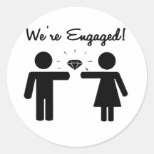 Wir sind verlobt stickers