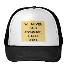 wir sprechen nie retro cap