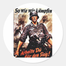 Wir Wie Wir Kampfen Aufkleber
