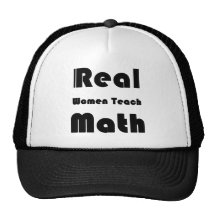Wirkliche Frauen unterrichten Mathe Baseball Cap