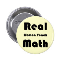 Wirkliche Frauen unterrichten Mathe Buttons