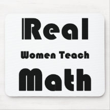 Wirkliche Frauen unterrichten Mathe Mousepads